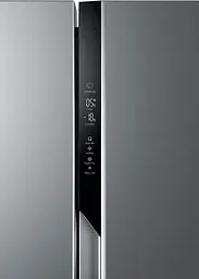 Холодильник Haier SBS, 177.5x90.8х64.7, холод.відд.-337л, мороз.відд.-177л, 2дв., А++, NF, інв., дисплей, сріблястий - мініатюра 3