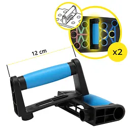 Упори (дошка) для віджимань Cornix Push-Up Board складна, зі змінним хватом XR-0453 - мініатюра 5