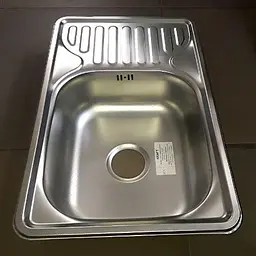 Мийка кухонна Kraft 6642 D Decor з сушаркою 660х420х180x0,8 мм Нержавіюча сталь 30412 - мініатюра 2