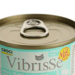 Вологий корм для котів Vibrіse Menu курка з талапією в соусі з водоростей 70 г (C1018077) - мініатюра 3