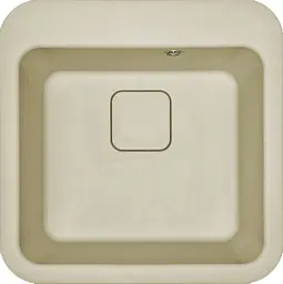 Кухонна мийка Adamant EXIST ivory 500x500x190 мм, без крила 50 см - мініатюра 1