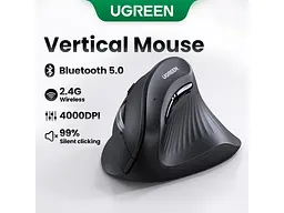 Миша UGREEN MU008 Vertical Ergonomic Black (25444) - мініатюра 3