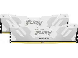 Модуль пам'яті Kingston FURY 32 GB (2x16GB) DDR5 7200 MHz Renegade Silver/White (KF572C38RWK2-32)