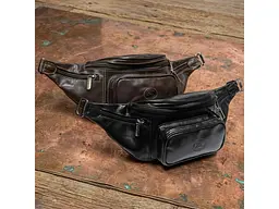 Чоловіча сумка-бананка Italico 8018 коричнева 39×13×7,5 см TONY PEROTTI sum0029105 - мініатюра 5
