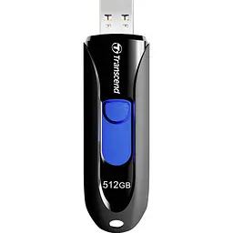 USB флеш накопичувач Transcend 512GB JetFlash 790 Black USB 3.1 (TS512GJF790K) - мініатюра 3