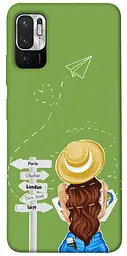 Чохол Demsky Travel girl для Xiaomi Redmi Note 10 5G