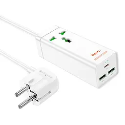 Подовжувач Hoco Talent desktop charger AC9A |2USB/Type-C, PD/QC, 30W/10A|