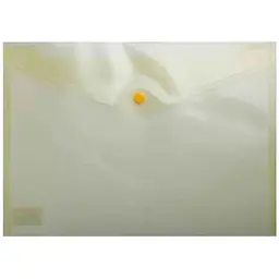 Папка-конверт BUROMAX на кнопці А4 жовта BM.3926-11