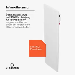 Інфрачервоний обігрівач Klarstein Wonderwall Air Smart 320 (10045440) - мініатюра 5