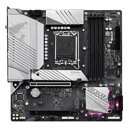 Материнская плата Gigabyte B760M AORUS ELITE AX (B760M AORUS ELITE AX) (Socket 1700, Intel B760, Micro-ATX) Б/у
