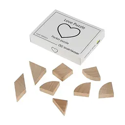 Набір дерев'яних головоломок Wooden mini puzzle set Заморочка 12en - мініатюра 6