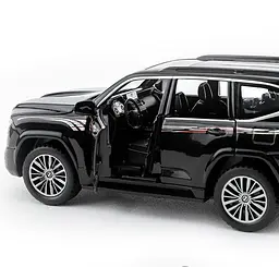 Колекційна металева модель позашляховика АвтоЕксперт Toyota Land Cruiser 300 з інерцією, світлом та звуком 1:32 - мініатюра 4