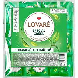 Чай Lovare Special green 50 пак. 75 г