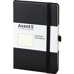 Книга записна Axent Partner, 125x195 мм, 96 аркушів, крапка, чорна (8306-01-A) - мініатюра 2