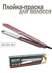 Праска-випрямляч для волосся Gemei GM-2957 плойка з керамічним покриттям для укладання волосся - мініатюра 3