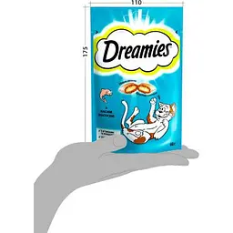 Ласощі для котів Dreamies з лососем 60 г (4008429037962) - мініатюра 6