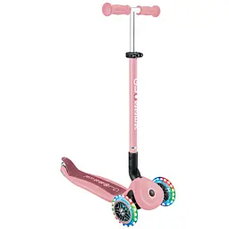 Самокат Globber Go Up Active Lights 360 колеса світяться до 20/50кг від 1 року пастельно-рожевий (749-310) - мініатюра 8