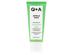 Пілінг-гель, що відлущує, для обличчя з кислотами Q+A Apple AHA Exfoliating Gel, 75мл