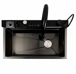 Кухонна мийка Platinum HANDMADE 75*45М (SP000041326) - мініатюра 5