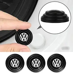 Накладка Volkswagen Black Звукоізоляційна Амортизуюча для Багажника та Дверей Автомобіля 4 шт