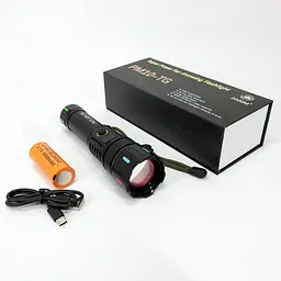 Ліхтар NIGHT VISION FLUORESCENCE XPRO CB-A280-TG з потужним білим і червоним COB LED, Li-Ion акумулятор, Power Bank, ЗУ Type-C, магніт, zoom (47159-A282_312) - мініатюра 5