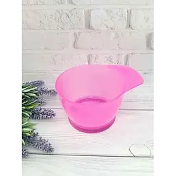 Миска EСТЕТ для фарбування прогумоване дно, мікс (20*20*10см)
