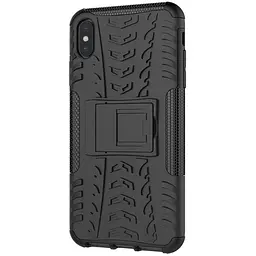 Чохол-накладка Toto Dazzle Kickstand 2 in 1 Case Apple iPhone XS Max Black - мініатюра 3