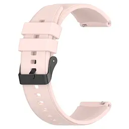 Ремінець GT для Xiaomi Amazfit Bip Bip Lite Bip U Bip 1S Bip 3 - бежево-рожевий ширина кріплення 20мм силікон Watchbands (W28-0WB13969929) - мініатюра 3
