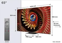 Телевiзор TCL 65C8K - мініатюра 6