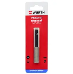 Держатель бит для быстрой замены магнитный 1/4" L74 mm 1 шт. в блистере (1614176683901)