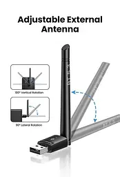 USB Bluetooth-адаптер Ugreen Bluetooth 5.3 передатчик для компьютера ноутбука Black (15610) - мініатюра 4
