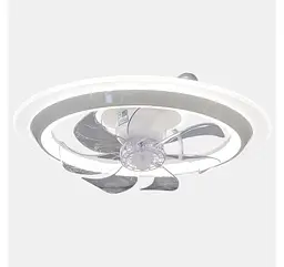 Стельова LED-люстра-вентилятор Artlight FS302WH, біла, 76 Вт, від 12-19 м² - мініатюра 4