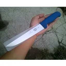 Кухонний ніж Victorinox Fibrox Sticking лезо 18см з син. ручкой - мініатюра 3