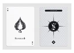Карти гральні Cartamundi Black Republics Deck - Artist Edition (deck black) (PC_ELBRDAE) - мініатюра 4