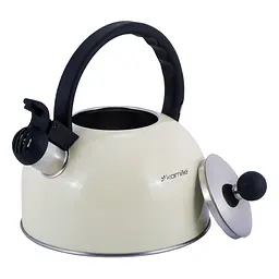 Чайник зі свистком Kamille KM-0679BG 2.5 л бежевий - мініатюра 4