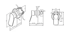 Змішувач для душу AM.PM X-Joy (F85A65000) - мініатюра 9