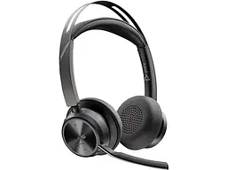Гарнітура Poly комп'ютерна стерео On-ear Voyager Focus 2-M з підставкою для заряджання USB-A Bluetooth Microsoft Teams чорний (77Y87AA) - мініатюра 3