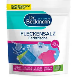 Сіль для виведення плям Dr. Beckmann OXI POWER COLOR з мірною ложкою 400г