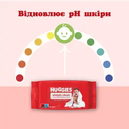 Набір вологих серветок Huggies Simply Clean 720 шт. (10 уп. х 72 шт.) - мініатюра 5
