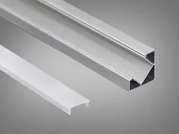 Профіль для LED стрічки, накладний кутовий