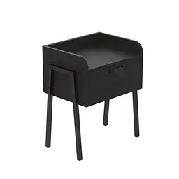 Тумба модульна Ferrum-decor Бетті 540x450x320 метал Чорний ДСП Сосна Кембра 16 мм (FRD-105509)