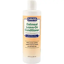 Супер зволожуючий кондиціонер Davis Oatmeal Leave-On Conditioner вівсяне борошно для собак та котів 355 мл