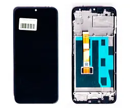 Дисплей Realme 7i (Global) чорний + рамка