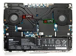 Вентилятор Lenovo кулер (GPU Fan 12V) для моделей ноутбука Legion 5 Pro 16IAH7H (82RF), 16IAH7 (82S0), 16ARH7 (82RY), 16ARH7H (82RG) (DFSCL12E16486Q) - мініатюра 4