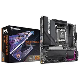 Материнська плата Gigabyte B650M AORUS ELITE (B650M AORUS ELITE) (Socket AM5, AMD B650, Micro-ATX) - мініатюра 5