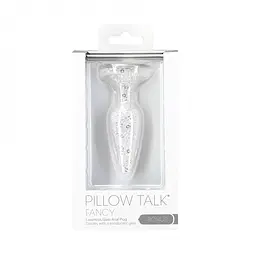 Скляна анальна пробка Pillow Talk - Fancy - Luxurious Glass Anal Plug, 10.1х3 см - мініатюра 3
