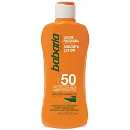 Набір Babaria Захист від сонця: молочко сонцезахисне SPF50, 100 мл + лосьйон після засмаги 100 мл + засіб для захисту волосся 100 мл + косметичка - мініатюра 3