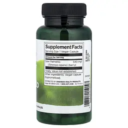 Натуральна добавка Swanson Full Spectrum Saw Palmetto 540 мг 100 капсул - мініатюра 2