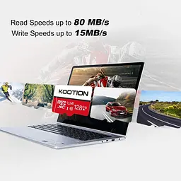 Micro SD картка Class KOOTION 2-Pack 128 ГБ 10 SDXC 128 ГБ UHS - мініатюра 4