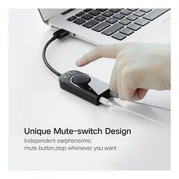 Звукова плата Ugreen CM129 black (40964) - мініатюра 4